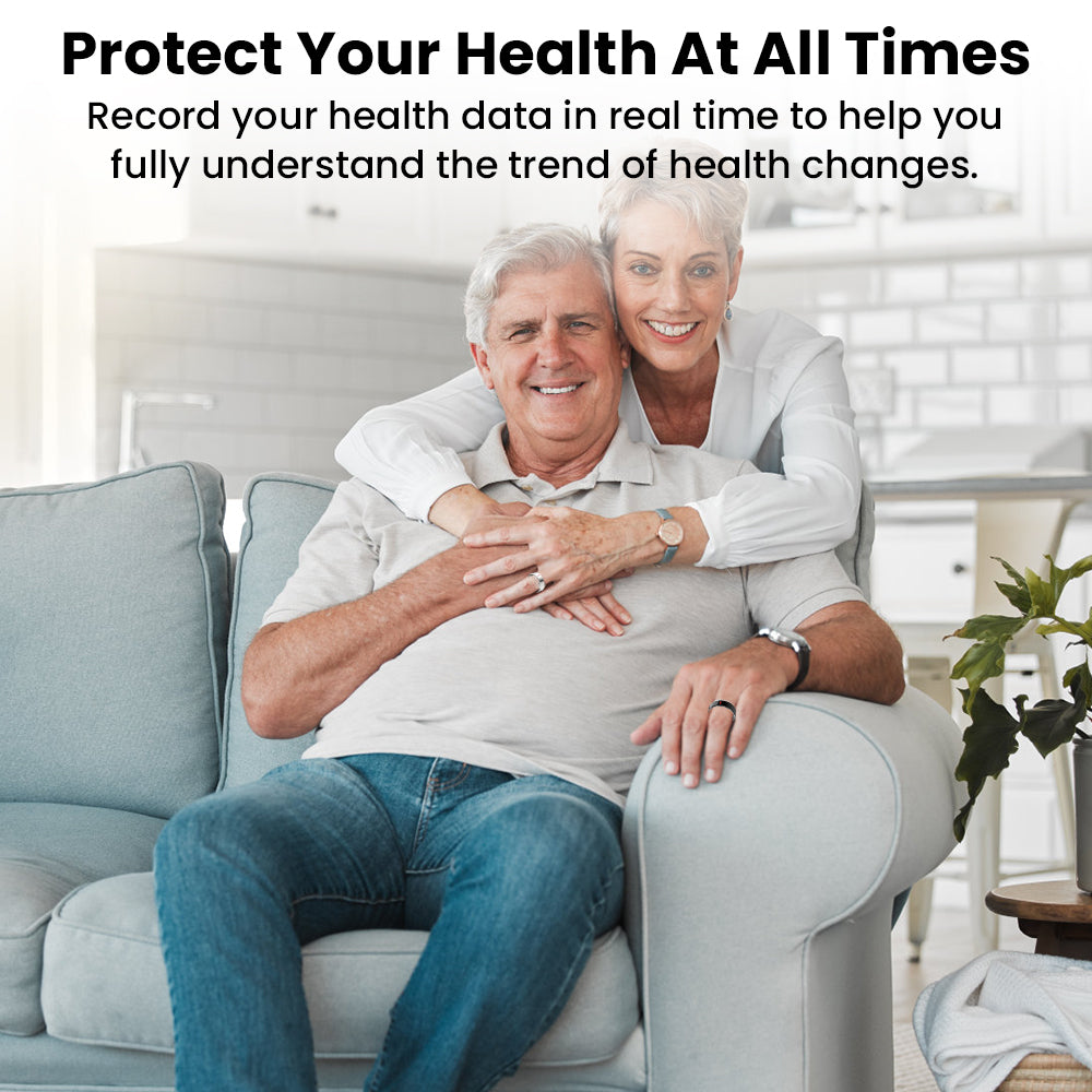 Fitaos R05 Blood Sugar Blood Pressure Blood oxygen HRV Sleep Monitoring Waterproof Smart Ring