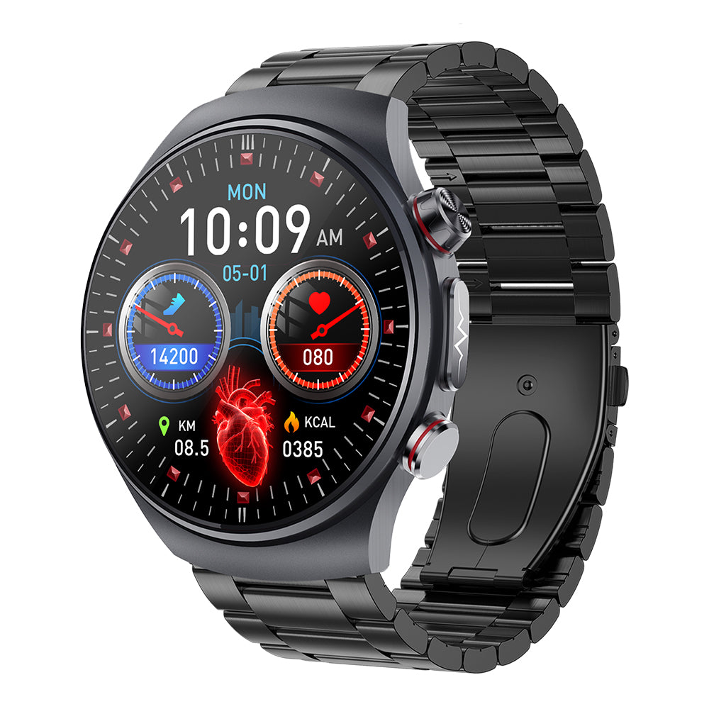Fitaos Pro 10 High-end Flagship Smartwatch ECG blood glucose Uric acid cholesterol Stress monitoring