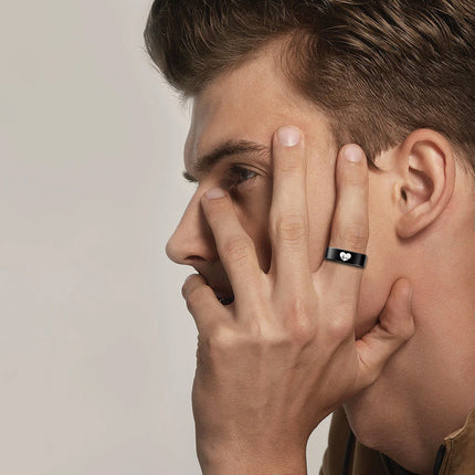 FITAOS R07 Blood Glucose ECG/EKG Blood Pressure Monitoring AI Health Analysis Smart Ring