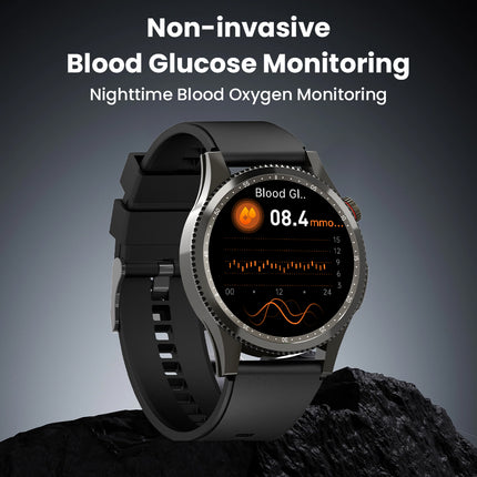 Fitaos H9 ECG blood glucose Uric acid cholesterol Stress monitoring Smartwatch