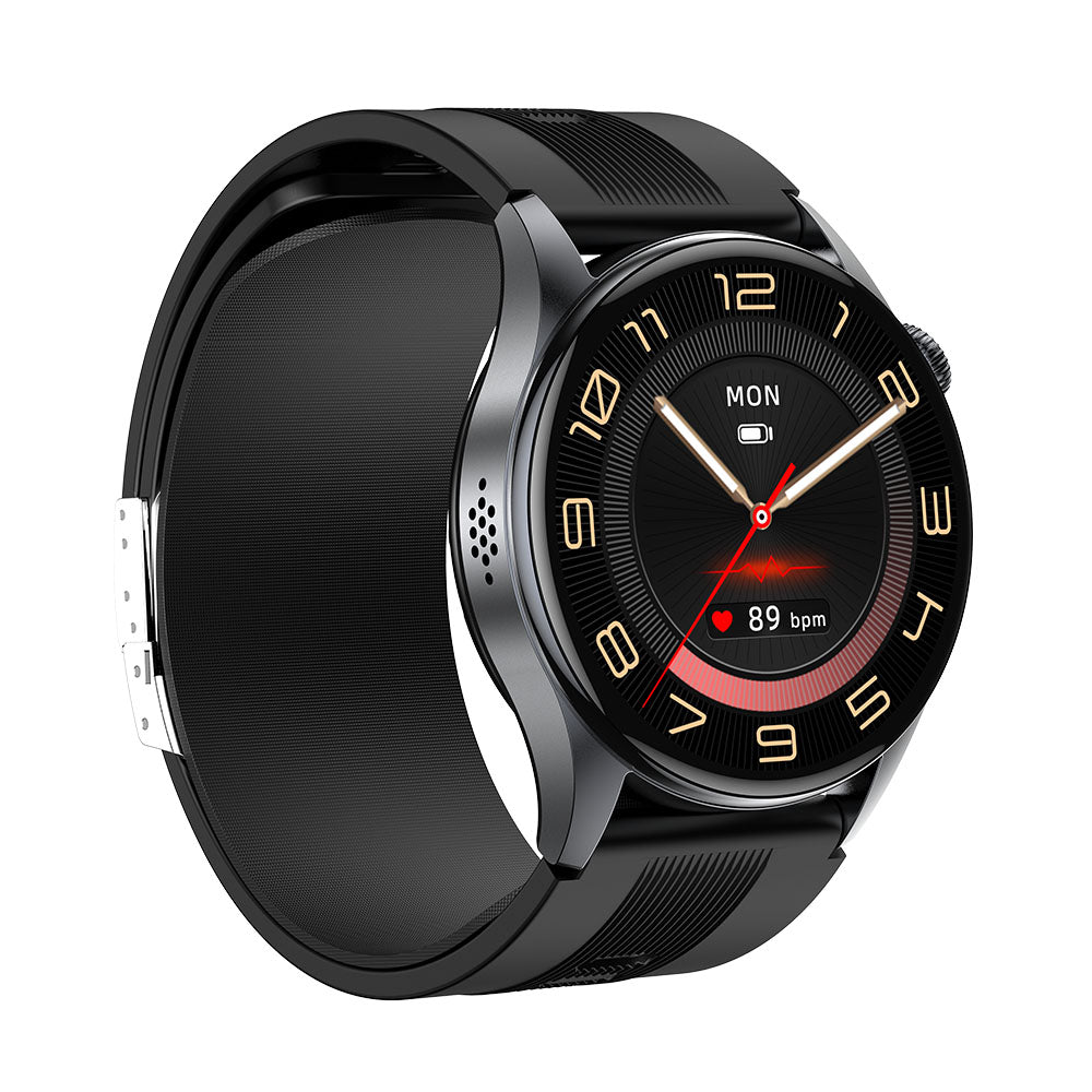 Fitaos Max 6 High-end Flagship Air Pump Blood Pressure ECG Blood Sugar Blood Oxygen Monitoring SmartWatch