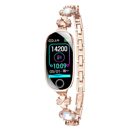 Fitaos Blood Sugar Blood Pressure monitoring Luxury Diamond Design Fashion Smartwatch