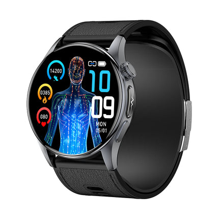 Fitaos Max 6 High-end Flagship Air Pump Blood Pressure ECG Blood Sugar Blood Oxygen Monitoring SmartWatch