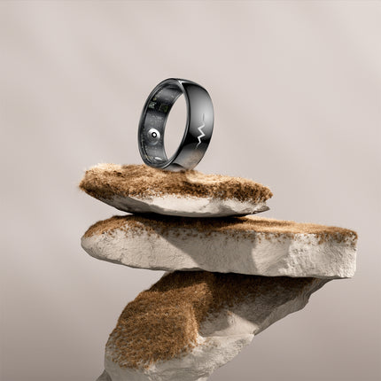 FITAOS R06 Blood Glucose ECG/EKG Blood Pressure Monitoring AI Health Analysis Smart Ring