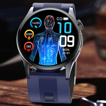 Fitaos Max 6 High-end Flagship Air Pump Blood Pressure ECG Blood Sugar Blood Oxygen Monitoring SmartWatch