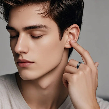 FITAOS R06 Blood Glucose ECG/EKG Blood Pressure Monitoring AI Health Analysis Smart Ring