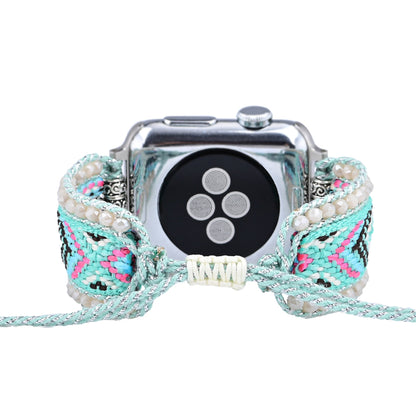 Boho style nylon woven watch strap