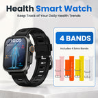 Standard Package + 4 extra bands / Black Silicone