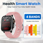 Standard Package + 4 extra bands / Pink Silicone