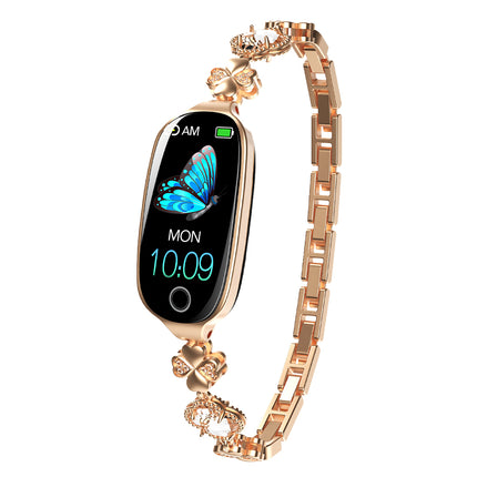 Fitaos Blood Sugar Blood Pressure monitoring Luxury Diamond Design Fashion Smartwatch