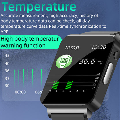 FITAOS ECG+PPG Blood Sugar Monitoring Health Smart Sports Watch