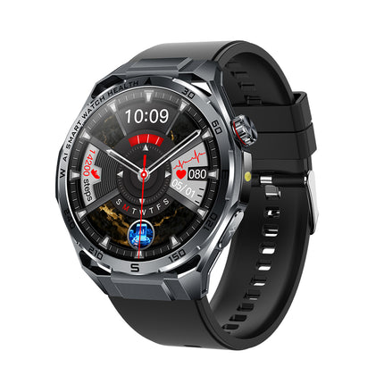 Fitaos P06 AI Analysis ECG Blood glucose Blood Oxygen monitoring Flashlight SOS Smartwatch
