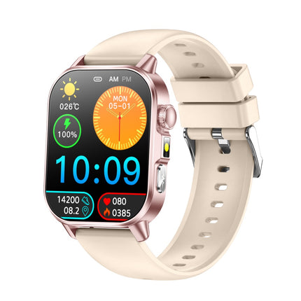 Fitaos P07 AI Analysis ECG Blood glucose Blood Oxygen monitoring Flashlight SOS Smartwatch