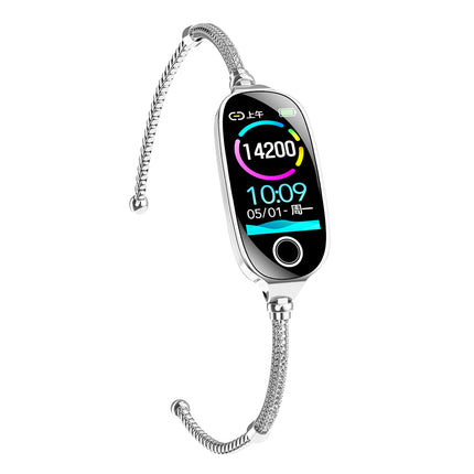 Fitaos Blood Sugar Blood Pressure monitoring Luxury Diamond Design Fashion Smartwatch