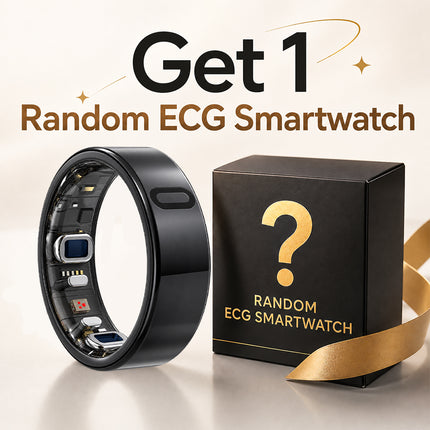 Fitaos V8 High-end Flagship Blood Glucose ECG/EKG Blood Pressure Monitoring AI Health Analysis Smart Ring