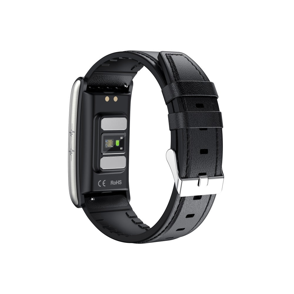 FITAOS Smart Bracelet 3-lead ECG Blood Pressure Blood Oxygen Blood Glucose Sleep Detection