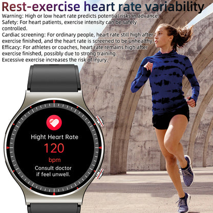 FITAOS ECG Blood Oxygen Heart rate Health  Monitoring Smart Watch Pro1 for Women or Men